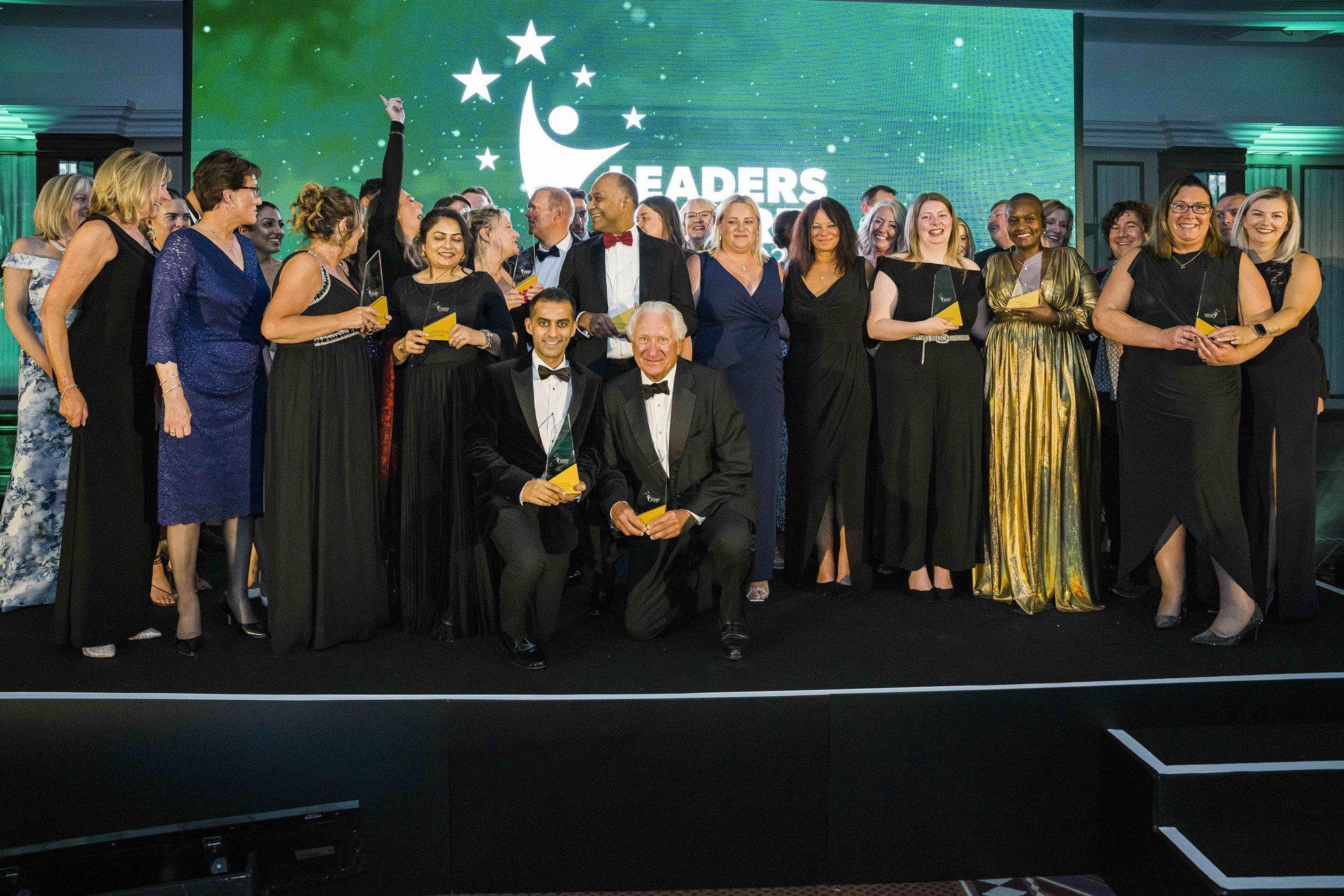 Lausa Biragi With Other Leaders in Care Awards 2025 Winners